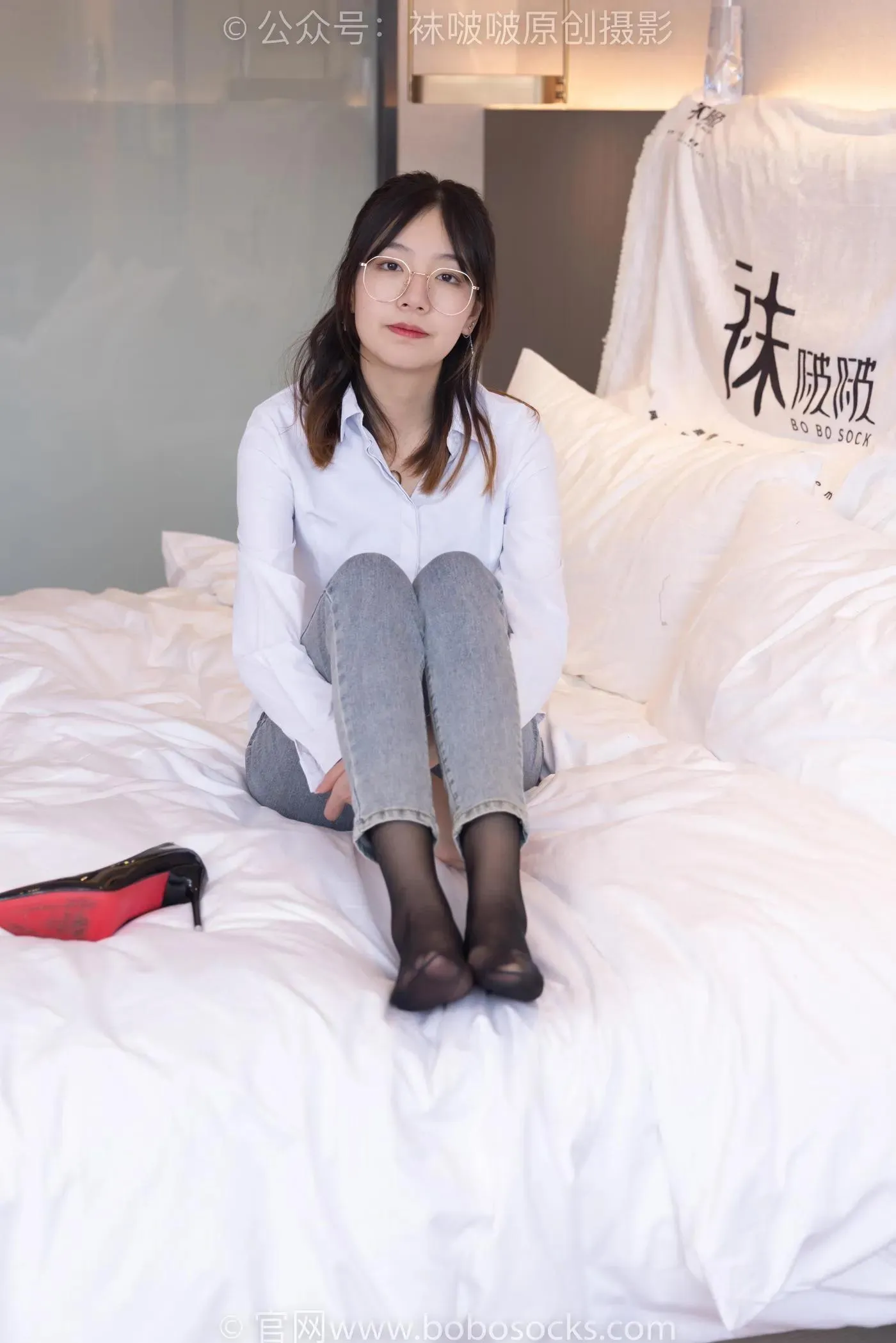 [BoBoSocks袜啵啵]NO.181 小甜豆-高跟鞋、黑丝、裤里丝 [134P]插图8